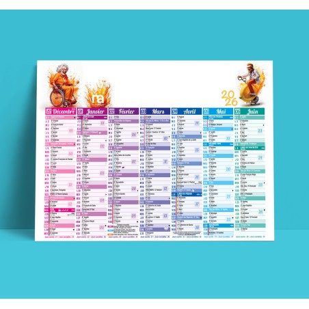 Calendrier bancaire 2026