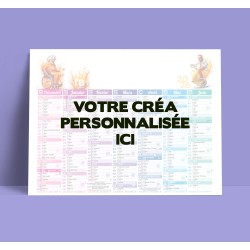 Calendrier petit format 2026 personnalisé - 270x210 mm