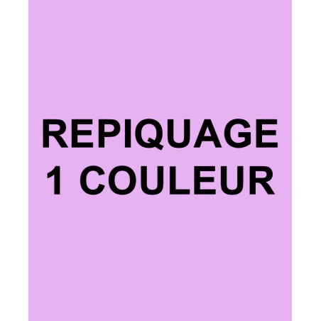 Repiquage 1 couleur